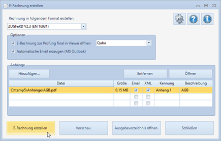 Held Office Invoice: e-Rechnungen mit Excel (30-Tage-Test Version) – Bild 7